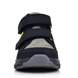 Rakerplus Hakiki Deri Gri Siyah Bebek Spor Bot Ayakkabı