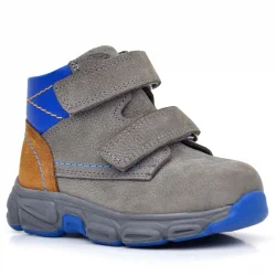 Rakerplus Hakiki Deri Gri Taba Nubuk Bebek Spor Bot Ayakkabı