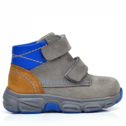 Rakerplus Hakiki Deri Gri Taba Nubuk Bebek Spor Bot Ayakkabı