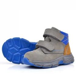 Rakerplus Hakiki Deri Gri Taba Nubuk Bebek Spor Bot Ayakkabı