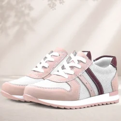 Rakerplus Hakiki Deri Günlük Pembe Kız Çocuk Spor Ayakkabı