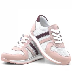 Rakerplus Hakiki Deri Günlük Pembe Kız Çocuk Spor Ayakkabı