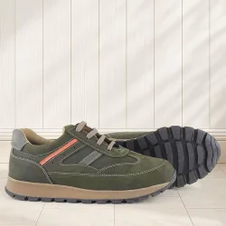 Rakerplus Hakiki Deri Haki Bağcıklı Erkek Çocuk Spor Ayakkabı