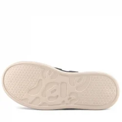 Rakerplus Hakiki Deri Haki Kamuflaj Desenli Cırtlı Hafif Tabanlı Erkek Çocuk Spor Ayakkabı