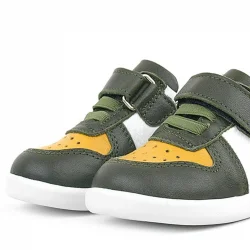 Rakerplus Hakiki Deri Haki Sarı Anatomik Bebek Spor Ayakkabı