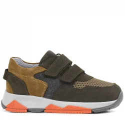 Rakerplus Hakiki Deri Kahverengi Çocuk Okul Spor Ayakkabı