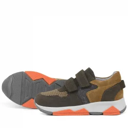 Rakerplus Hakiki Deri Kahverengi Çocuk Okul Spor Ayakkabı