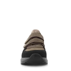 Rakerplus Hakiki Deri Kahverengi Siyah Çocuk Sneakers Spor Ayakkabı