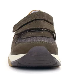 Rakerplus Hakiki Deri Koyu Kahve Çocuk Sneakers Spor Ayakkabı