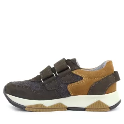 Rakerplus Hakiki Deri Koyu Kahve Çocuk Sneakers Spor Ayakkabı