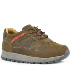 Rakerplus Hakiki Deri Kum Bağcıklı Erkek Çocuk Spor Okul Ayakkabı