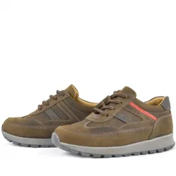 Rakerplus Hakiki Deri Kum Bağcıklı Erkek Çocuk Spor Okul Ayakkabı