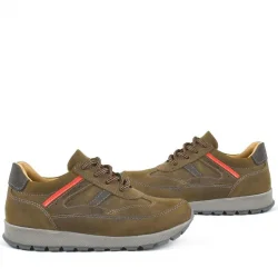 Rakerplus Hakiki Deri Kum Bağcıklı Erkek Çocuk Spor Okul Ayakkabı