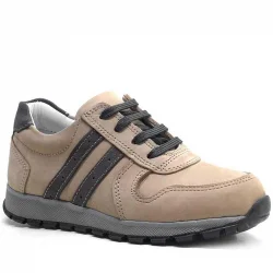 Rakerplus Hakiki Deri Kum Fermuarlı Erkek Çocuk Spor Okul Ayakkabı