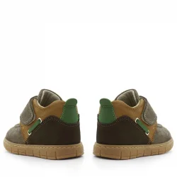 Rakerplus Hakiki Deri Kum Kahve Cırt Cırtlı Bebek Bot