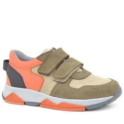 Rakerplus Hakiki Deri Kum Rengi Çocuk Sneakers Spor Ayakkabı