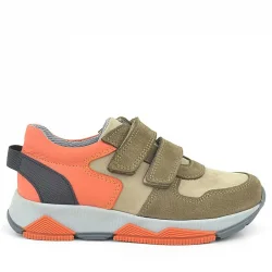 Rakerplus Hakiki Deri Kum Rengi Çocuk Sneakers Spor Ayakkabı