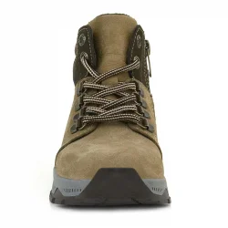 Rakerplus Hakiki Deri Kum Rengi Fermuarlı Trekking Çocuk Bot