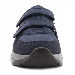 Rakerplus Hakiki Deri Lacivert Cırtlı Çocuk Spor Ayakkabı