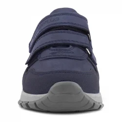 Rakerplus Hakiki Deri Lacivert Cırtlı Çocuk Spor Ayakkabı