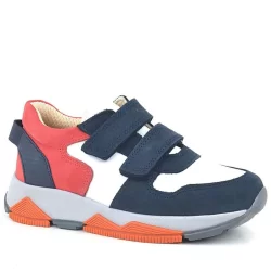 Rakerplus Hakiki Deri Lacivert Çocuk Sneakers Spor Ayakkabı