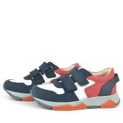 Rakerplus Hakiki Deri Lacivert Çocuk Sneakers Spor Ayakkabı