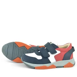 Rakerplus Hakiki Deri Lacivert Çocuk Sneakers Spor Ayakkabı