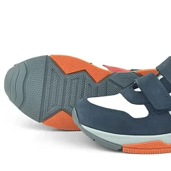 Rakerplus Hakiki Deri Lacivert Çocuk Sneakers Spor Ayakkabı