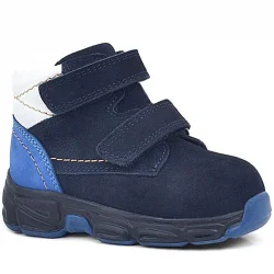 Rakerplus Hakiki Deri Lacivert Nubuk Bebek Spor Bot Ayakkabı