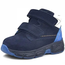 Rakerplus Hakiki Deri Lacivert Nubuk Bebek Spor Bot Ayakkabı