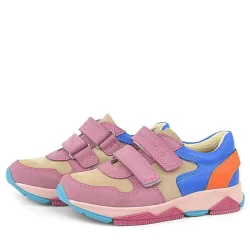 Rakerplus Hakiki Deri Pembe Çocuk Sneakers Spor Ayakkabı