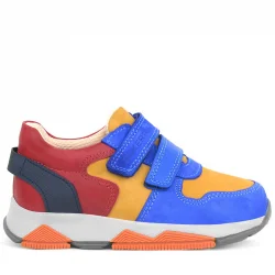 Rakerplus Hakiki Deri Renkli Çocuk Spor Ayakkabı