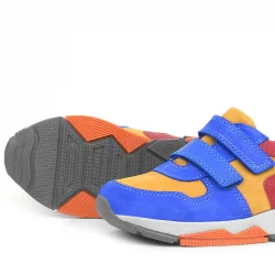 Rakerplus Hakiki Deri Renkli Çocuk Spor Ayakkabı