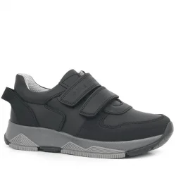 Rakerplus Hakiki Deri Siyah Çocuk Spor Okul Ayakkabı