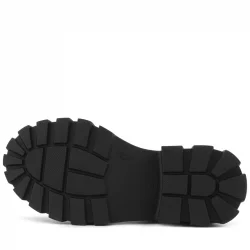 Rakerplus Hakiki Deri Siyah Kırışık Rugan Oxford Çocuk Günlük Ayakkabı