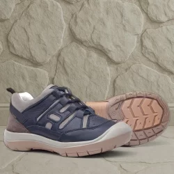 Rakerplus Hakiki Deri Siyah Kum Bağcıklı Çocuk Outdoor Ayakkabı