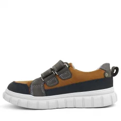 Rakerplus Hakiki Deri Taba Cırtlı Çocuk Günlük Spor Okul Ayakkabı