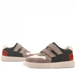 Rakerplus Hakiki Deri Vizon Cırtlı Hafif Tabanlı Erkek Çocuk Spor Ayakkabı