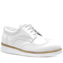 Rakerplus Hidra Beyaz Rugan Bağcıklı Günlük Erkek Genç Ayakkabı