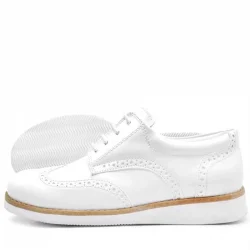 Rakerplus Hidra Beyaz Rugan Bağcıklı Günlük Erkek Genç Ayakkabı