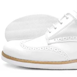 Rakerplus Hidra Beyaz Rugan Bağcıklı Günlük Erkek Genç Ayakkabı