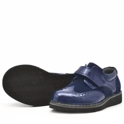 Rakerplus Hidra Lacivert Rugan Cırtlı Günlük Erkek Çocuk Ayakkabı