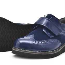 Rakerplus Hidra Lacivert Rugan Cırtlı Günlük Erkek Çocuk Ayakkabı