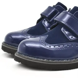 Rakerplus Hidra Lacivert Rugan Cırtlı Günlük Erkek Çocuk Ayakkabı