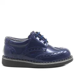 Rakerplus Hidra Lacivert Rugan Yüksek Tabanlı Erkek Bebek Ayakkabı