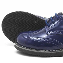 Rakerplus Hidra Lacivert Rugan Yüksek Tabanlı Erkek Bebek Ayakkabı