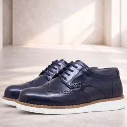 Rakerplus Hidra Rugan Yüksek Beyaz Taban Erkek Çocuk Abiye Ayakkabı