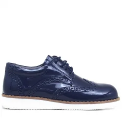 Rakerplus Hidra Rugan Yüksek Beyaz Taban Erkek Çocuk Abiye Ayakkabı