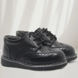 Rakerplus Hidra Siyah Mat Erkek Bebek Kreş Ayakkabı