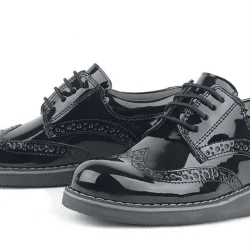 Rakerplus Hidra Siyah Rugan Lastik Bağcıklı Erkek Çocuk Klasik Ayakkabı